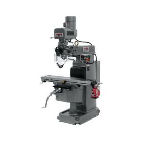 JTM-1050EVS2/230 Mill With 3-Axis Newall DP700 DRO (Knee) With X and Y-Axis Powerfeeds and Air Power