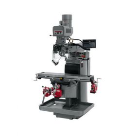 JTM-1050EVS2/230 Mill With 3-Axis Newall DP700 DRO (Knee) With X, Y and Z-Axis Powerfeeds